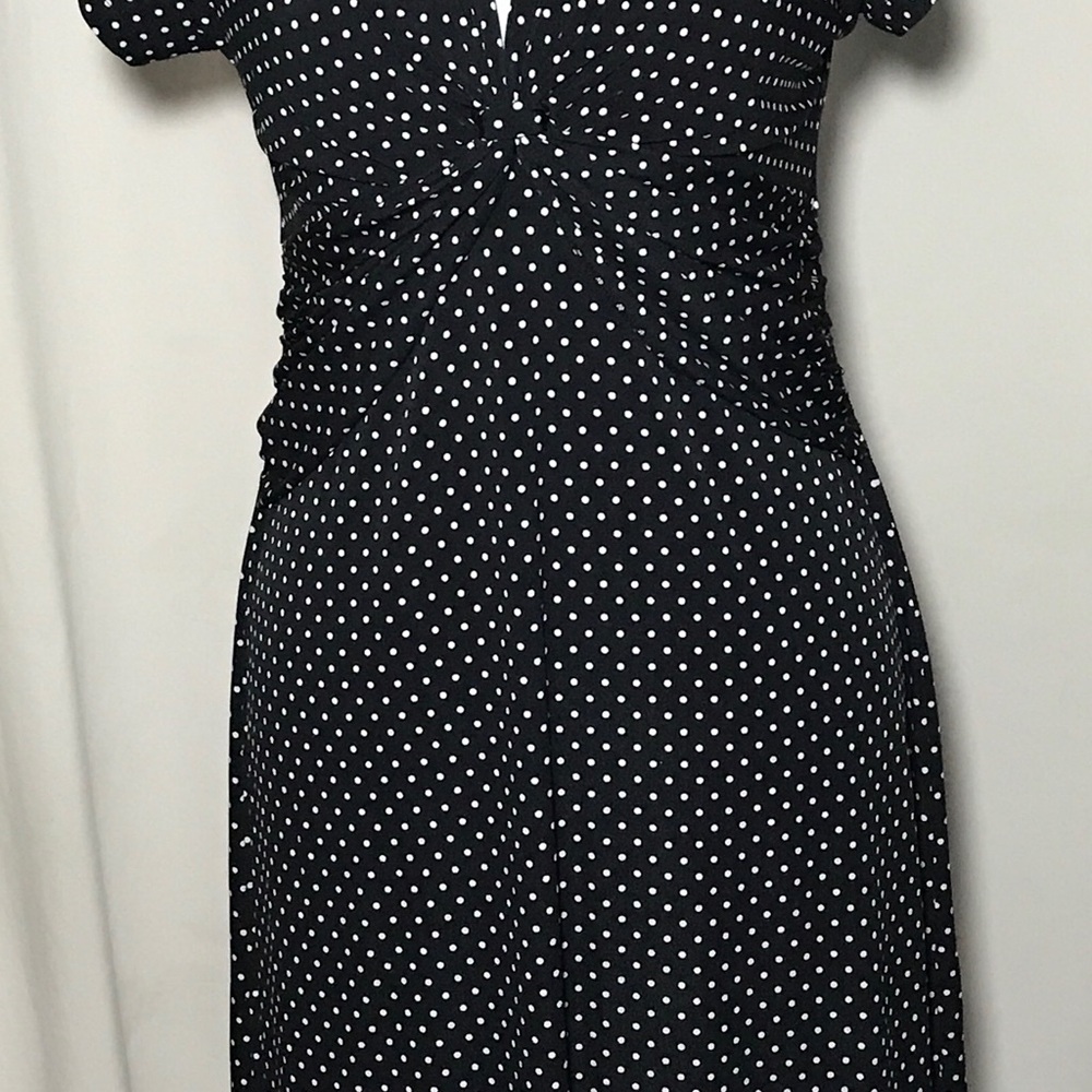 Women’s Dress..Black/White dots..size 10P..by Connected Petite